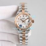 Swiss Replica Rolex Datejust 28mm Watch Two Tone Rose Gold President Band